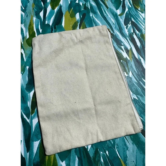 Canvas Beach Life Makeup Bag - Picture 5 of 7